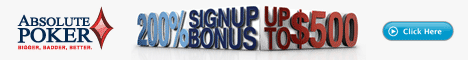AbsolutePoker.com Banner